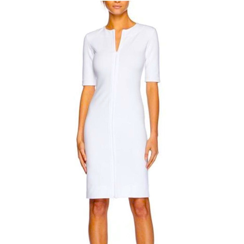 Dvf Diane Von Furstenberg White Saturn Sheath Dress. New With Tags.